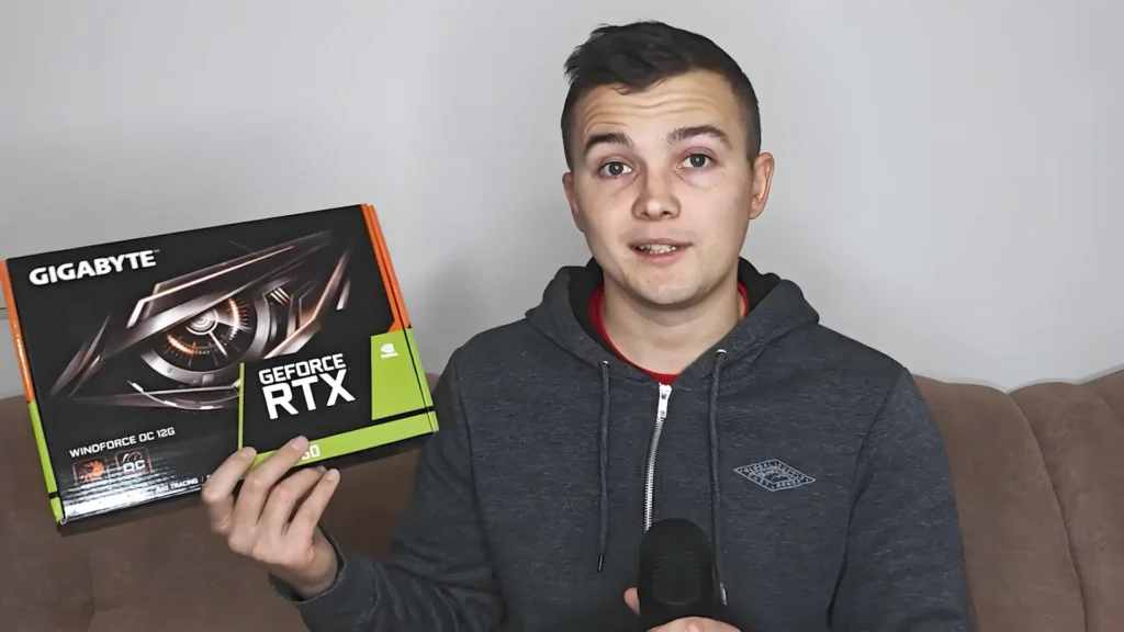 RTX 3060 12GB graphics card shown by Andriy Tech