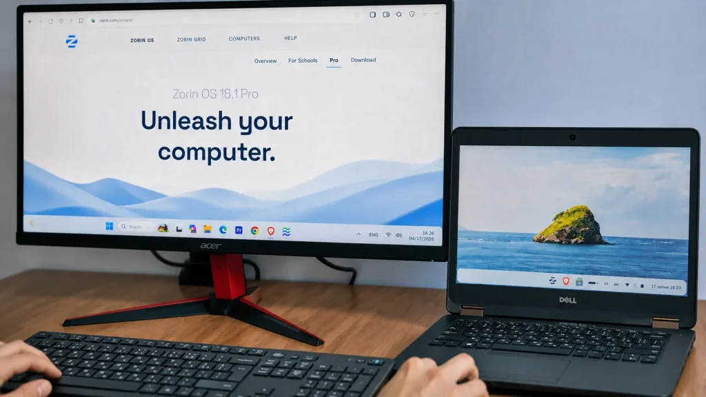 Using Zorin OS Pro across multiple devices with DeskFlow