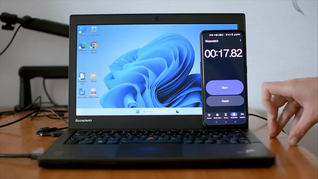 Windows 11 boot time test on Lenovo ThinkPad X240