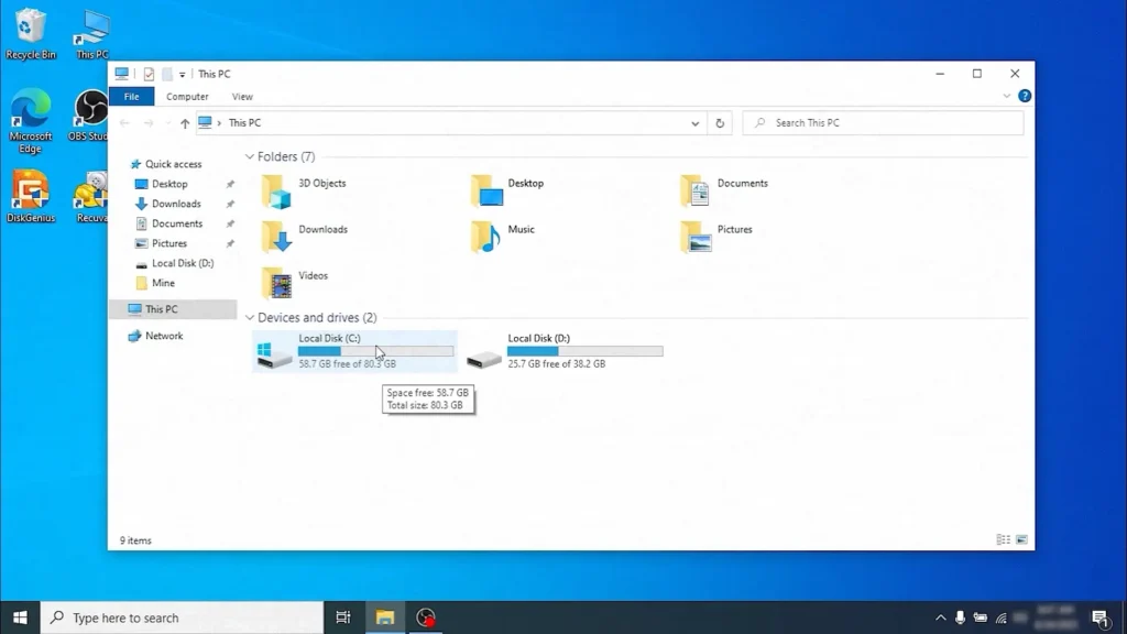 Windows running successfully after SSD migration