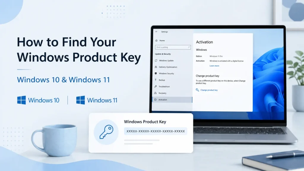 How to find a Windows product key in Windows 10 and Windows 11