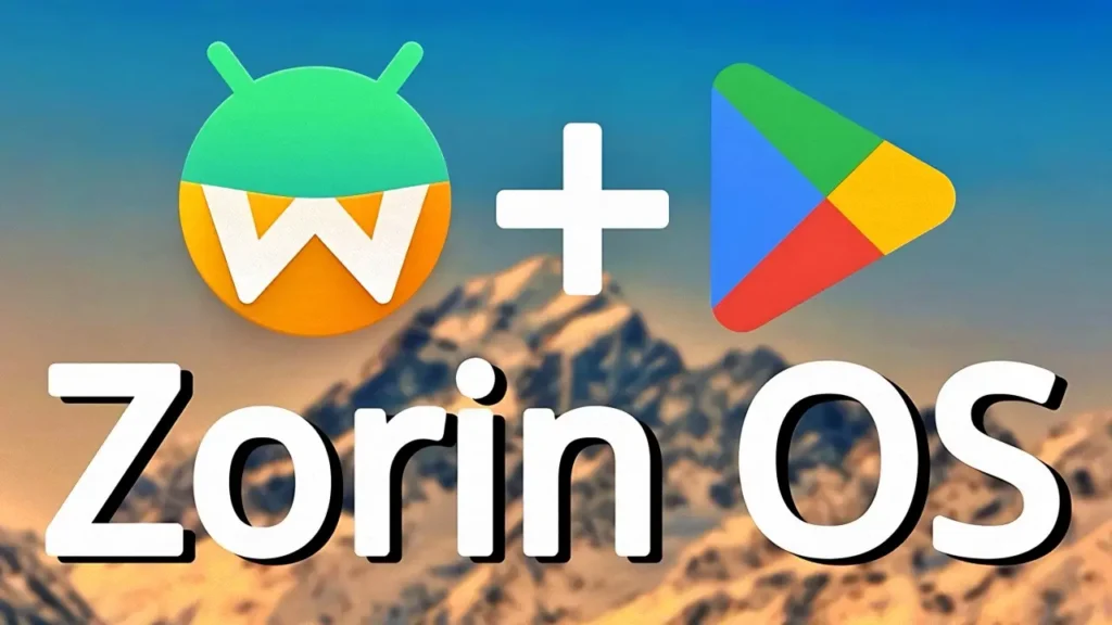 Waydroid running on Zorin OS with Google Play Store support