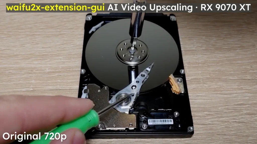 Original 720p video before Waifu2x AI upscaling